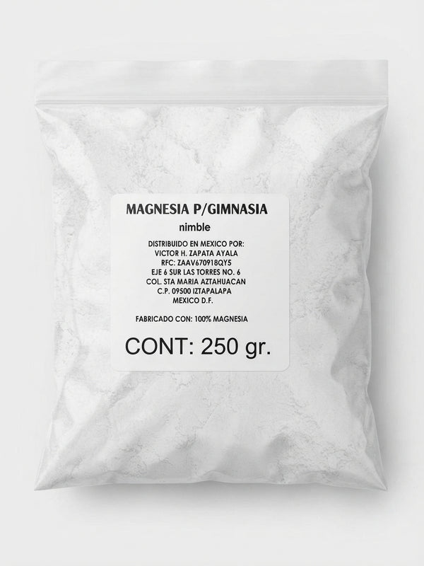 Magnesia en Polvo Nimble 250 g – 100% Pura