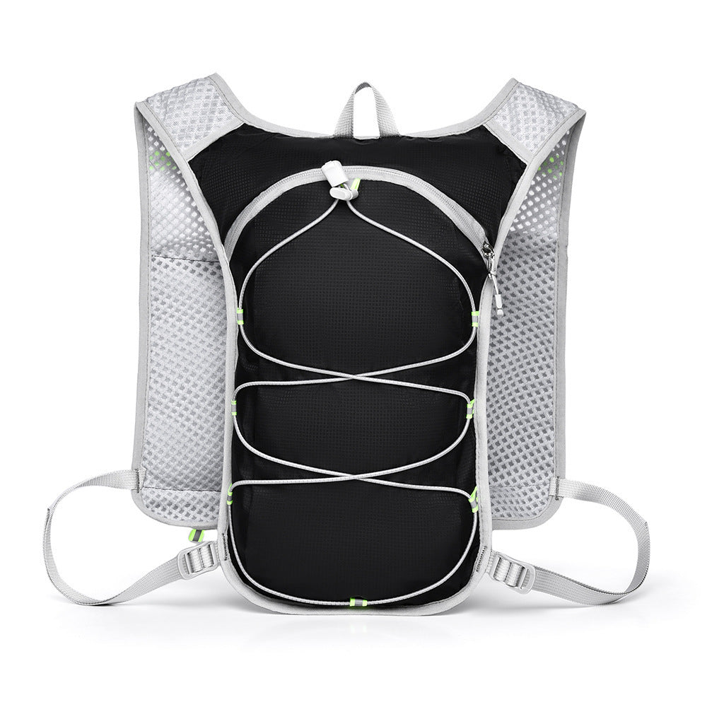 Chaleco-mochila para correr con compatibilidad para sistema de hidratación