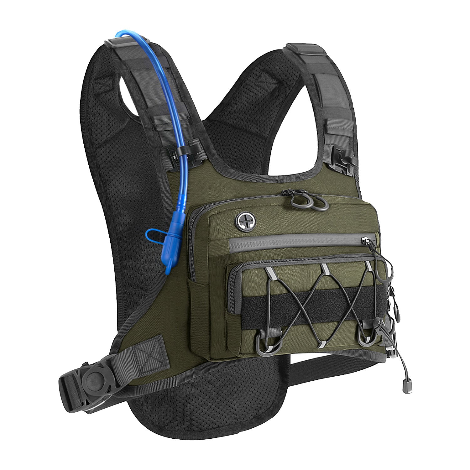Mochila de hidratación táctica multifuncional para el pecho