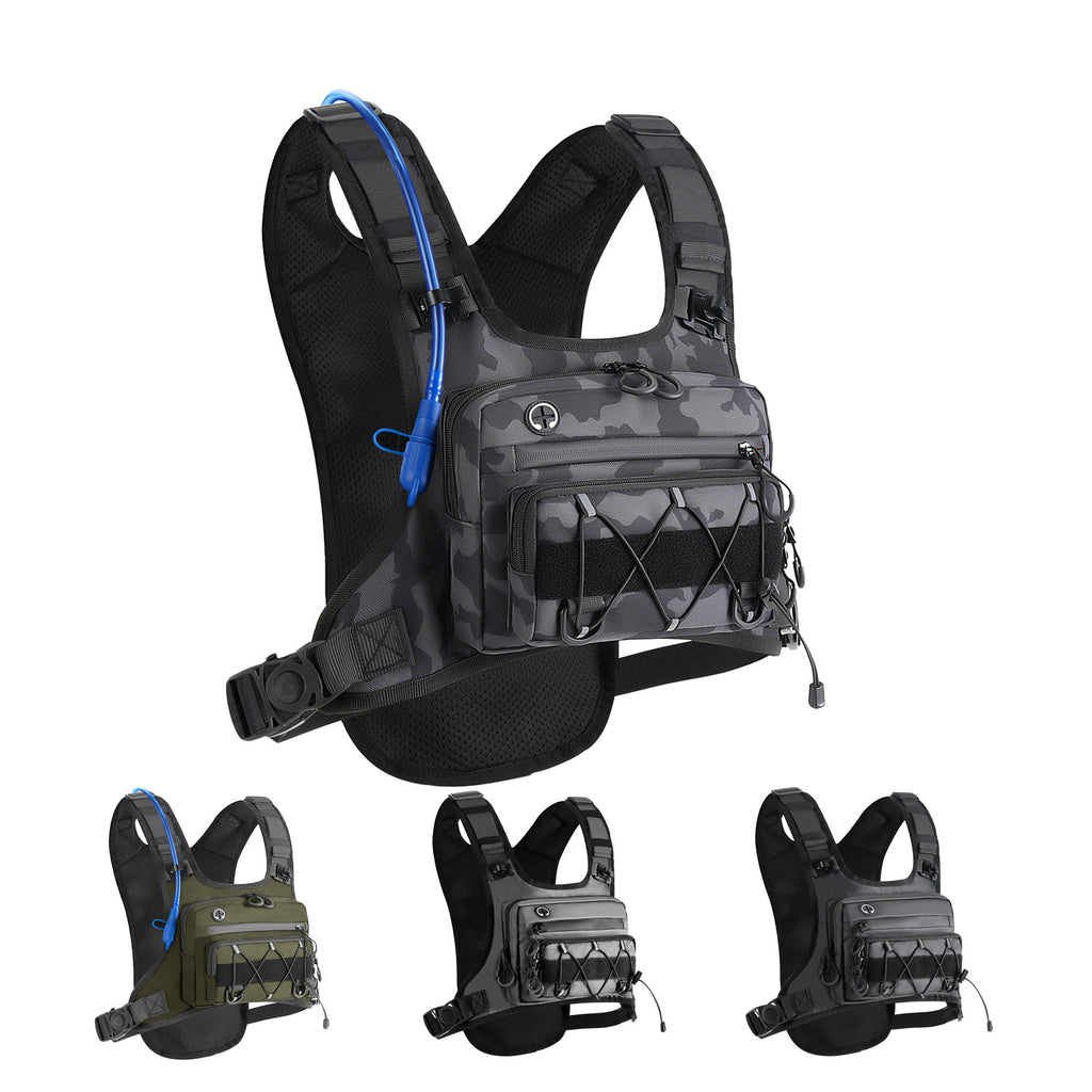 Mochila de hidratación táctica multifuncional para el pecho