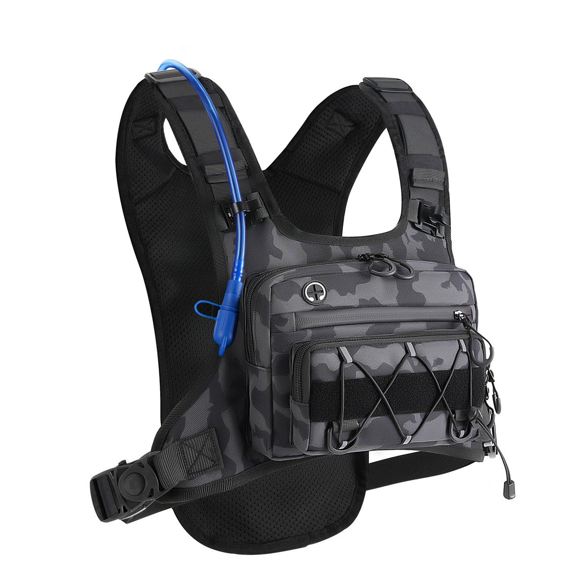 Mochila de hidratación táctica multifuncional para el pecho