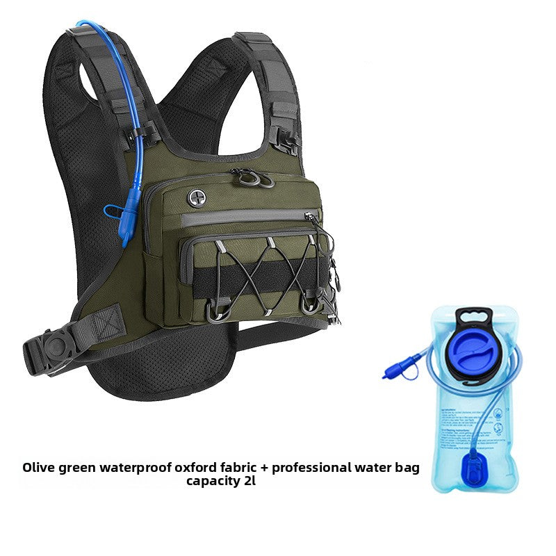 Mochila de hidratación táctica multifuncional para el pecho