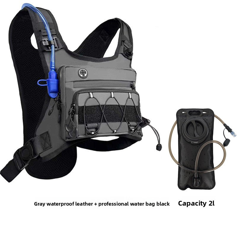 Mochila de hidratación táctica multifuncional para el pecho