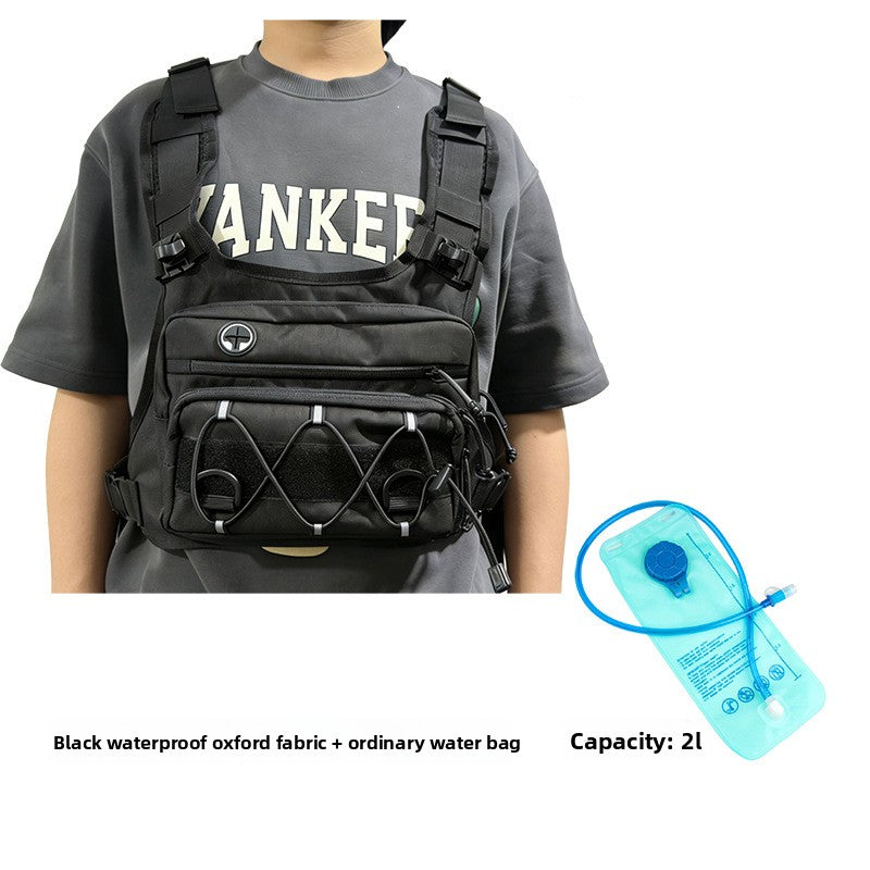 Mochila de hidratación táctica multifuncional para el pecho