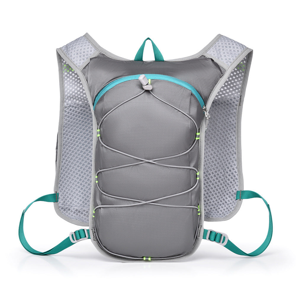 Chaleco-mochila para correr con compatibilidad para sistema de hidratación
