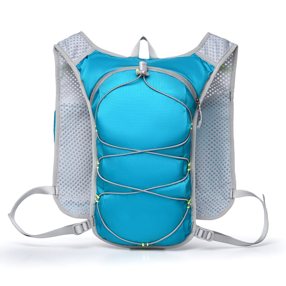 Chaleco-mochila para correr con compatibilidad para sistema de hidratación