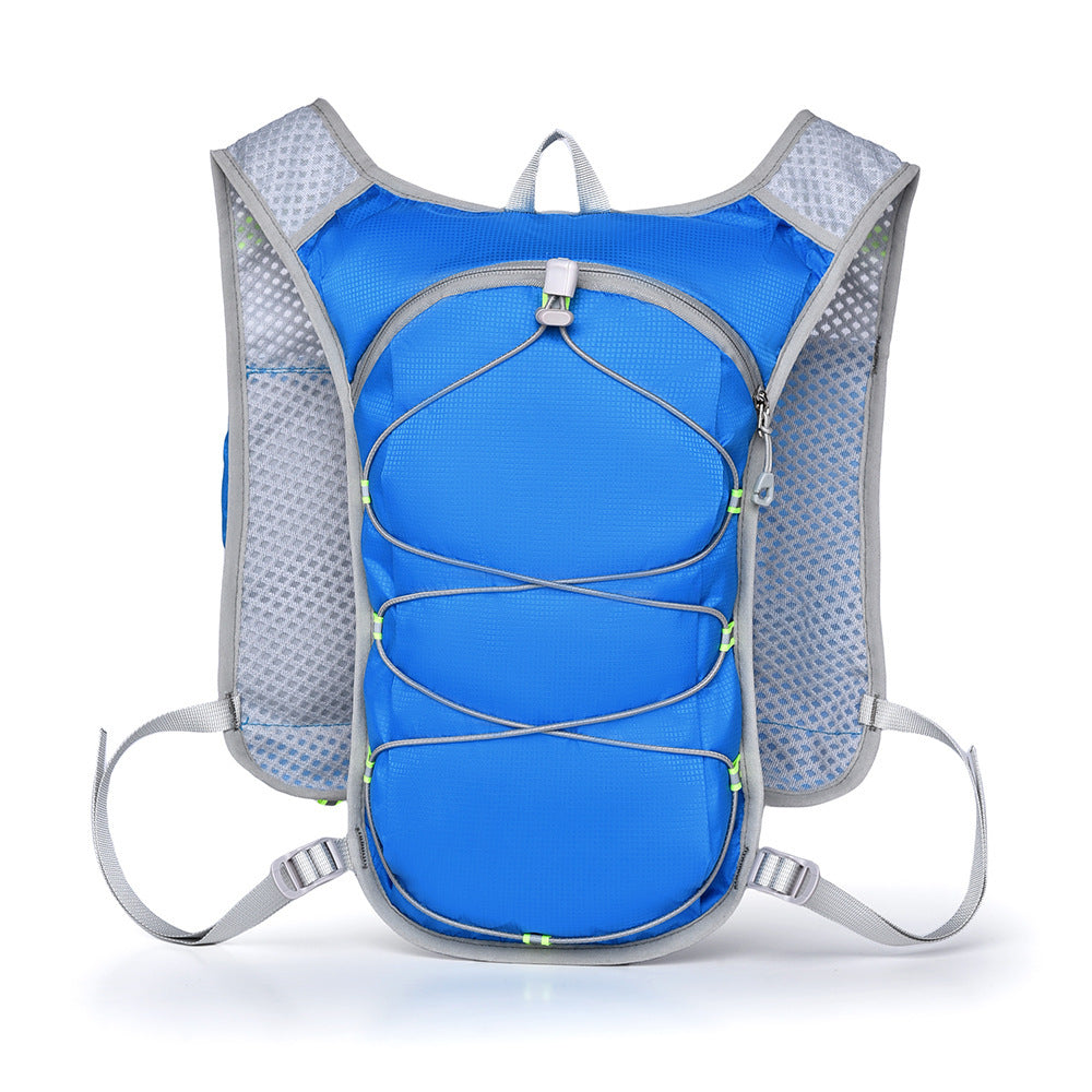 Chaleco-mochila para correr con compatibilidad para sistema de hidratación