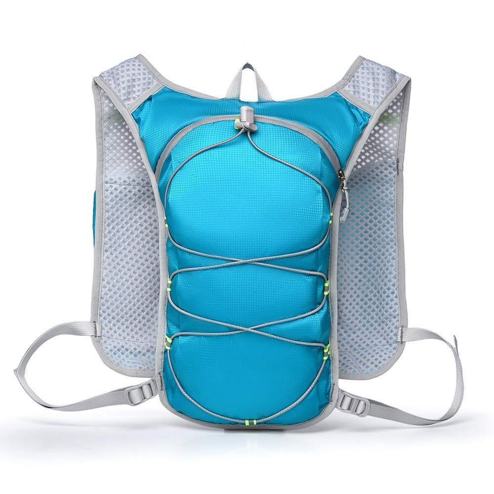 Chaleco-mochila para correr con compatibilidad para sistema de hidratación