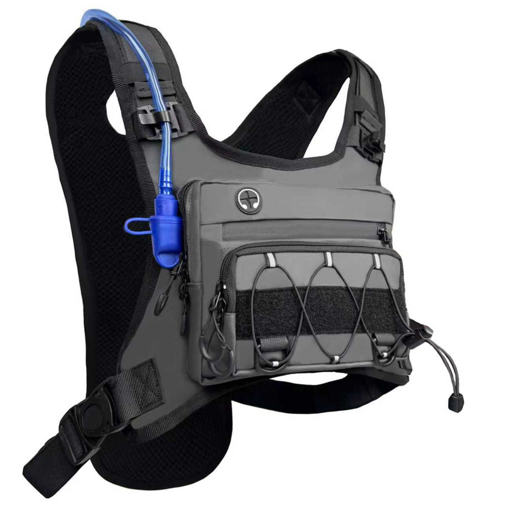 Mochila de hidratación táctica multifuncional para el pecho
