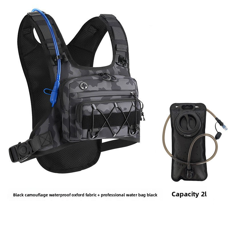 Mochila de hidratación táctica multifuncional para el pecho