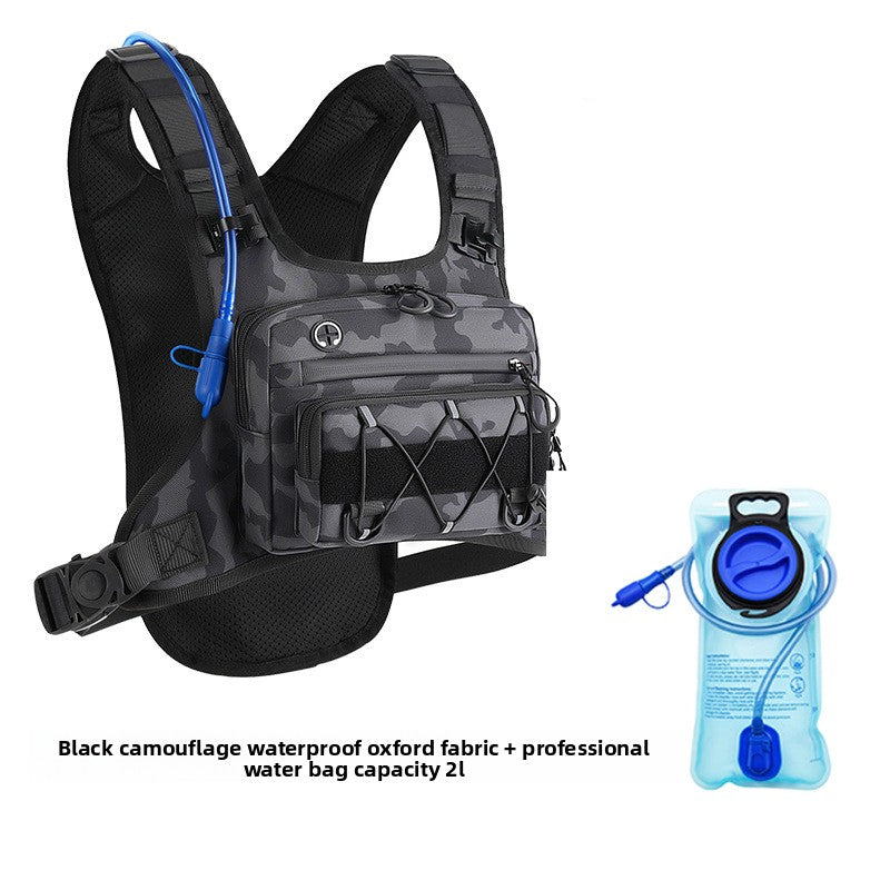 Mochila de hidratación táctica multifuncional para el pecho