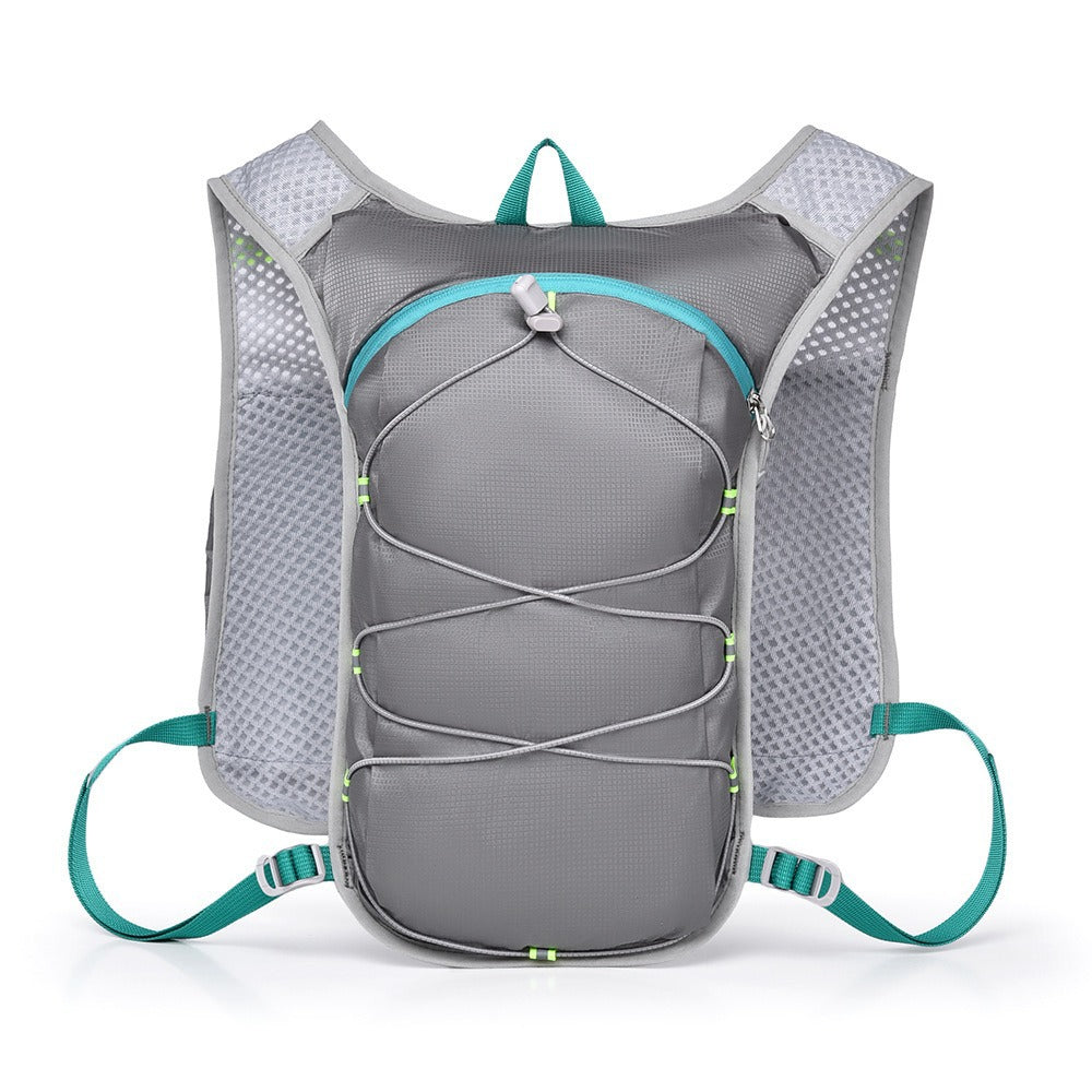 Chaleco-mochila para correr con compatibilidad para sistema de hidratación
