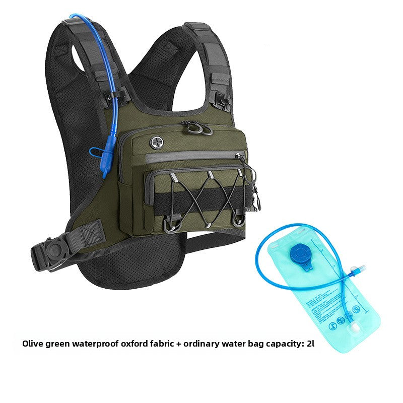Mochila de hidratación táctica multifuncional para el pecho